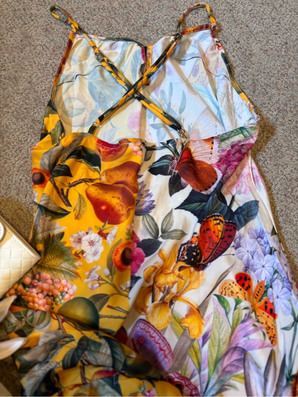 Anthropologie Floral Slip Midi Dress in Multi - Picture 7 of 12